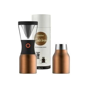 Asobu Coldbrew Portable Cold Brew Coffee Maker, Vacuum Insulated 1 Liter Carafe